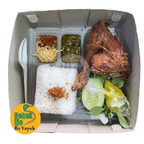 Ayam Goreng menu Bebek Ijo Bu Yayuk, Tlogomas