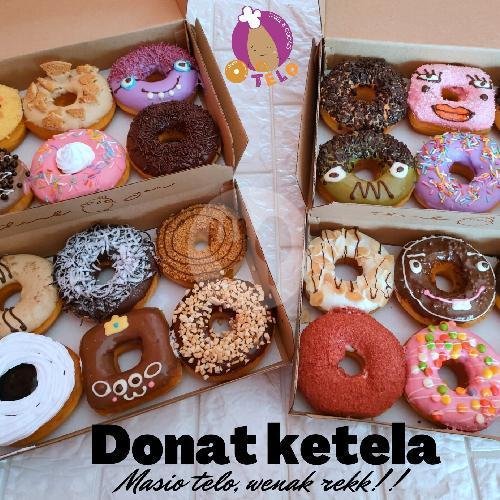 BABY JUMBO Isi 12/box menu Otelo Donut, Magersari