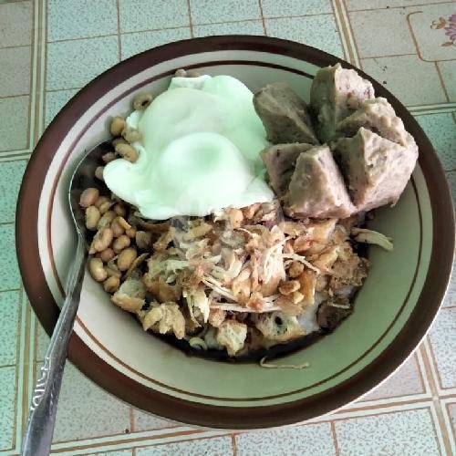Paket Hemat 2 (1 bubur +Sate 2 + Es Teh Manis) menu Bubur Ayam Spesial Burjen