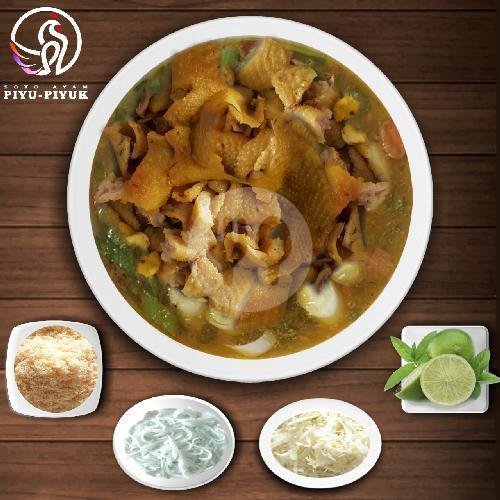 kepala ayam piyu-piyuk menu Soto Piyu-Piyuk