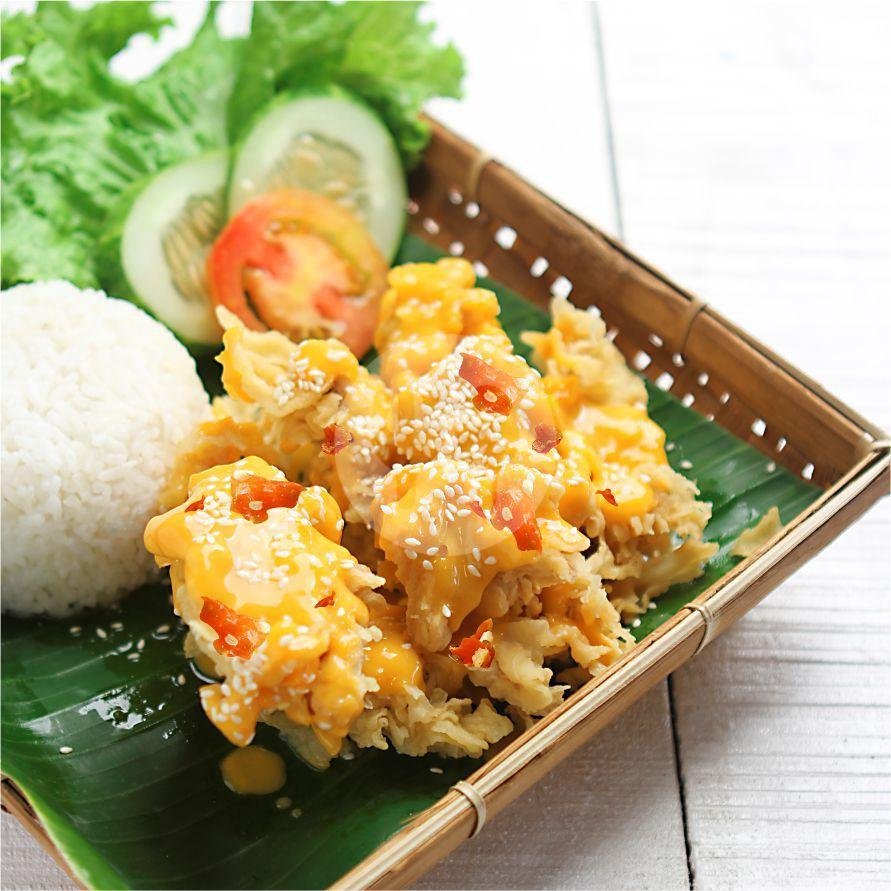 Ayam Geprek Keju Parut menu Geprek Boss, Pakuwon Mall Jogja