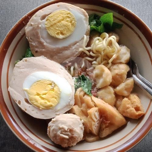 Mie Ayam Biasa menu Bakso dan Mie Ayam Nugroho, Wahid Hasyim