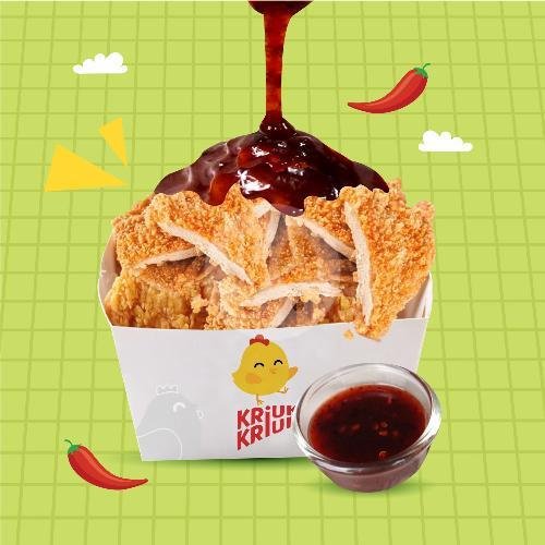 Ayam Kriuk Saus Korean Spicy Level 0 - 5 menu Ayam Kriuk Kriuk, Tenggilis Mejoyo
