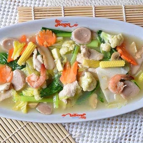Ayam Goreng Saos Mentega menu Seafood Ana Aroma Desa, Sepat Kebagusan