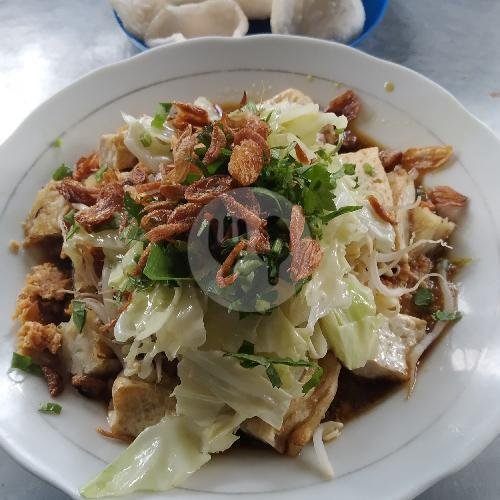 Kupat Tahu +Es Teh menu Kupat Tahu Magelang Pak Dul, Kasihan