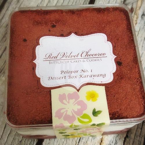 Red Velvet Chocoreo menu Buttercup Cakes & Cookies, Galuh Mas Raya