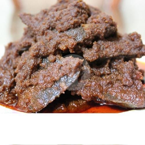 Rendang ATI SAPI menu Nasi Padang MAK SYAWAL (Masakan Padang), Wonocolo