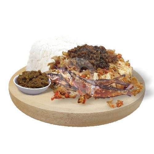 Ayam Geprek Telur Asin + Nasi Putih menu Ayam Geprek Mr Suprek, Gresik