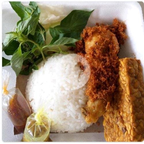 Paket Nasi Usus Goreng Telur Krispy menu Bebek & Ayam Tunjungan, Pakis