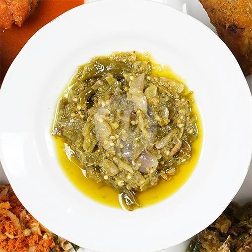 Peyek Udang menu Rumah Makan Padang Bu Mus, Cimanuk