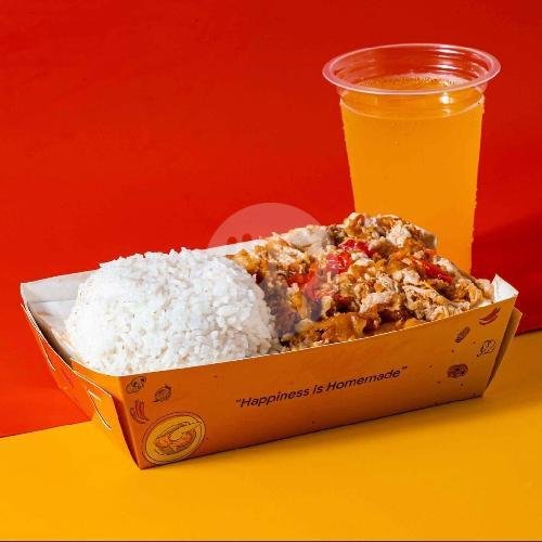 Paket Jamur + Minum menu AGJ - Ayam Geprek Jogja, Kebon Jeruk