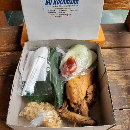 Nasi Box Ayam  Dada Goreng menu Ayam Bakar Bu Rochmann, Perintis Kemerdekaan