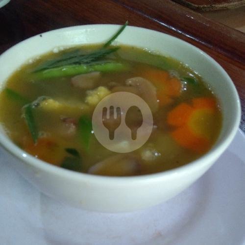 Sup Jamur menu Bale Timoho Resto, Ipda Tut