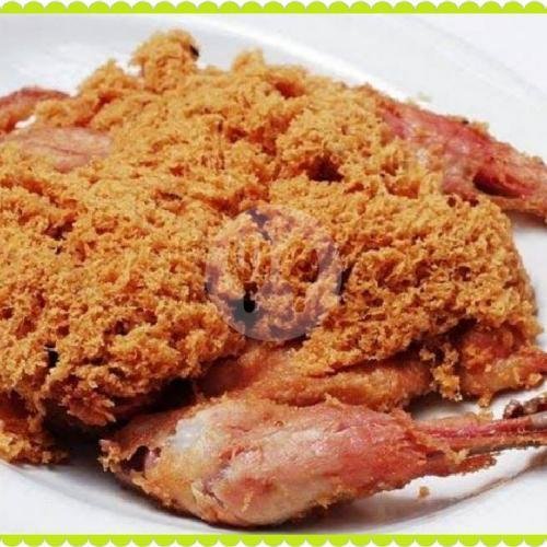 Bakakak Ayam Kremes. menu Pecel Lele Nasi Uduk Mas Towi, Barat Raya
