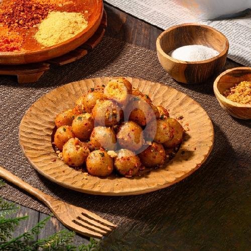 Cimol Isi Ayam Porsi Besar menu Cimol Bojot AA, Jatinangor
