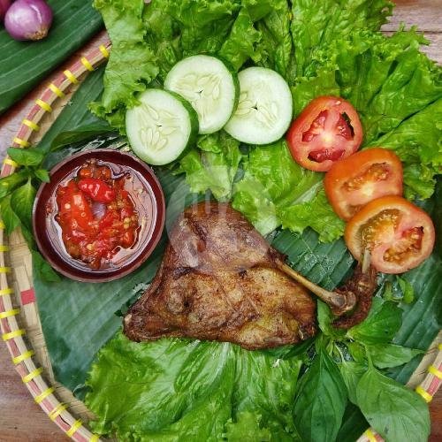 Bebek Geprek Dada menu Bebeke Om Aris, Ciumbuleuit