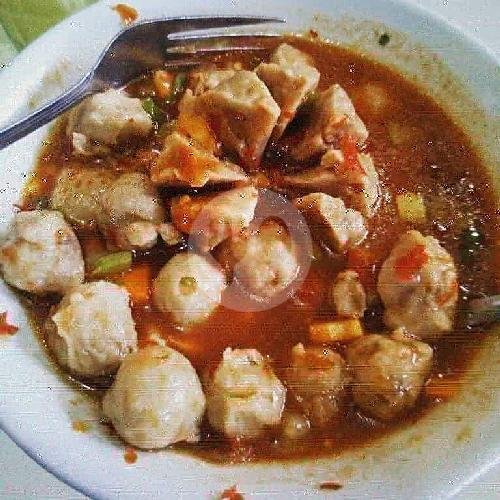 Paket Khusus menu Bakso Kerikil Mas Tono, Depan Shelter PKL