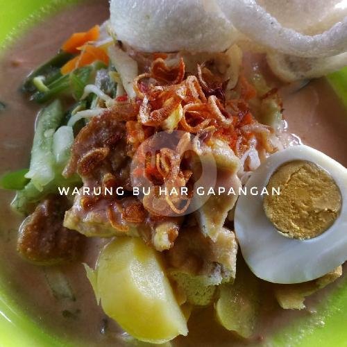 Gado-gado menu Warung Bu Har, Glagah