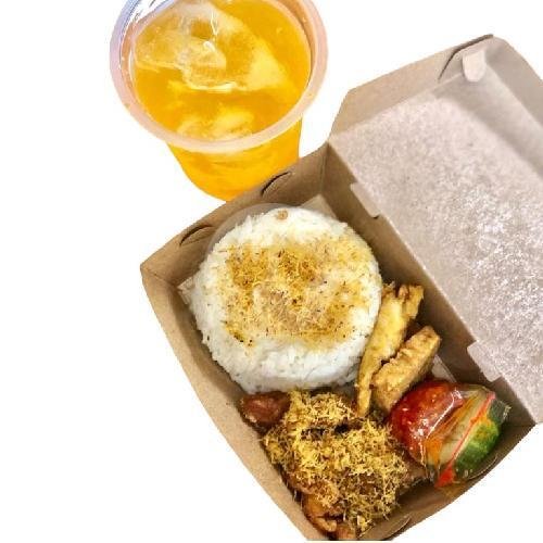 Paket B (Nasi Ayam Nusantara Free Es Jeruk) menu Kedai Kopi Vetro, Lowokwaru