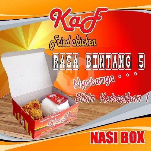 Nasi + Chicken Sayap menu Kaf Fried Chicken, Gatot Subroto