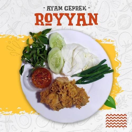 Paket Ayam Geprek + Es Jeruk menu Ayam Geprek Royyan, Kertanegara 3