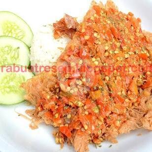 Nasi + Tahu Tempe Geprek menu RKC Kitchen, Mlati