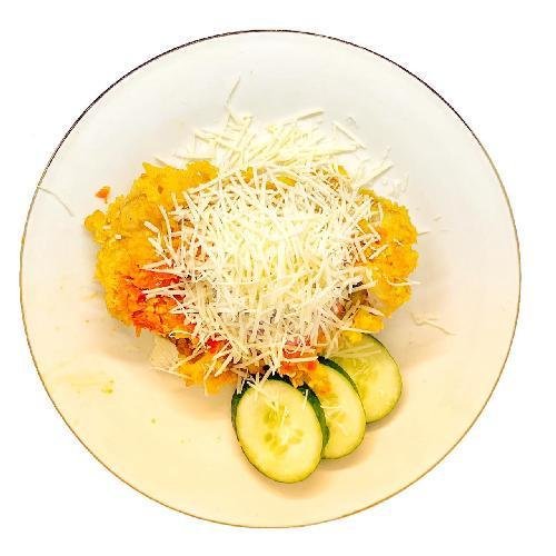 Mie Goreng Biasa + Pangsit + Ayam Geprek menu Ayam Geprek SH, Umbulmartani