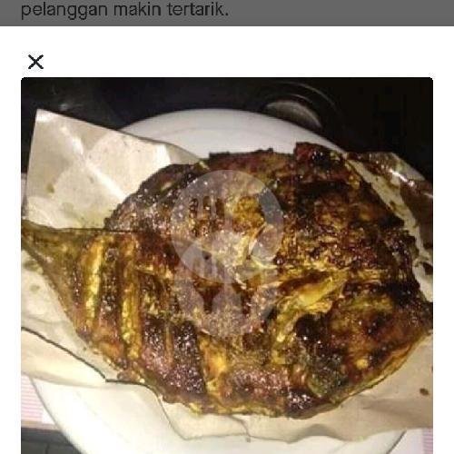gurami Bakar+tahu+tempe+lalapan+sambel menu Ikan Bakar 2 Saudara, Pilang Raya