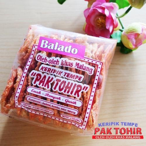 Kripik Tempe Rasa Ayam Lada Hitam menu Kripik Tempe Pak Tohir, Bango