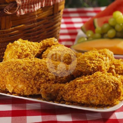 Fried Chicken Paha Bawah menu Orange Pizza & Chicken, Karangploso
