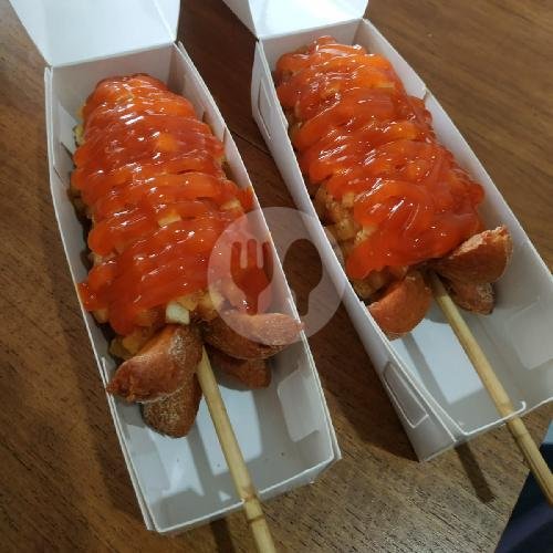Corndog Sosis Jumbo menu Corndog & Garasi Boba By Dapur Uti, Lesanpuro