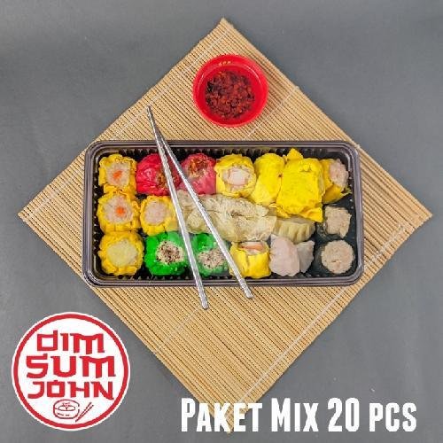 Siomay Udang Versi Lite Isi 3 Pcs menu Dimsum John, Gegerkalong Hilir