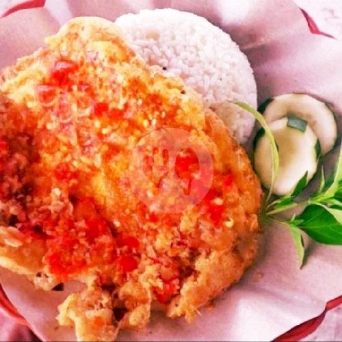 Lauk Endok Sambal Geprek Doang menu Bakso Mini Wong Tuban, Kebomas