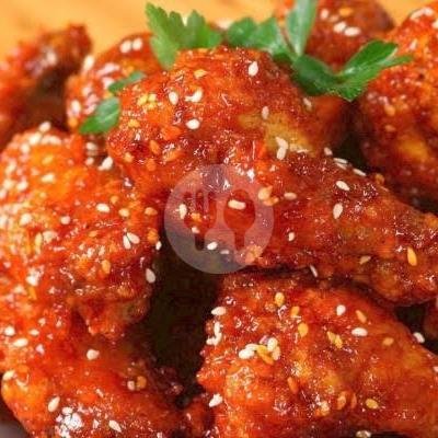 Spicy Chicken menu Folk Music And Food, Batu