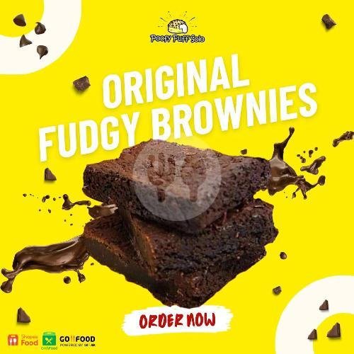 Fudgy Brownies Mix 20x10 menu Poofy Puff Solo, MH Thamrin