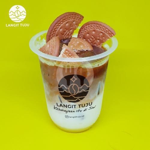 Lemon Tea + Rice Bowl Chicken Katsu BBQ (Paket Hemat) menu Kopi Langit Tuju, Sukun