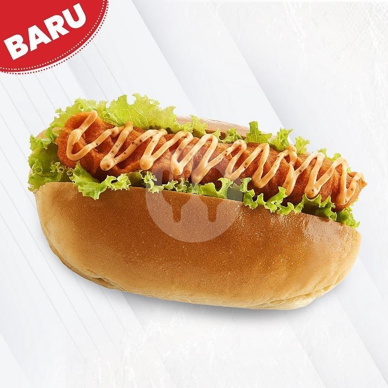 Blackpepper Chicken Sandwich menu CFC, Ulak Karang