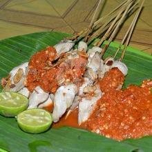 Sate Ayam menu Sate Ca' Aziz, Komplek Angkasa Pura