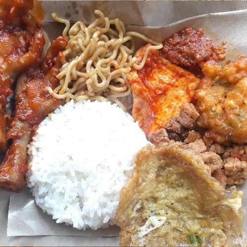 Sego Banting Ati Ampela menu Sego Banting Mbak Tik, Klojen