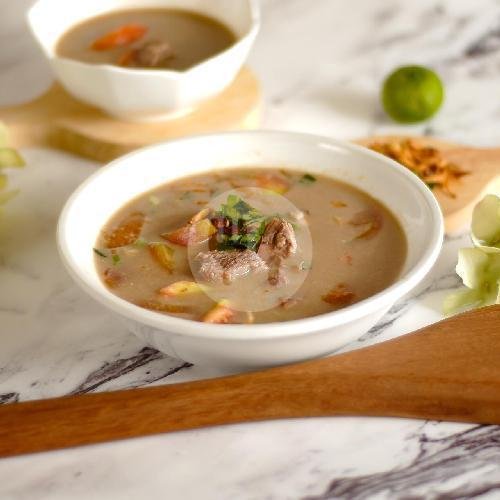 Sop/Soto Daging Sapi Khas Betawi menu Sop Kaki Sapi, Daging & Babat Khas Betawi Bang Udin