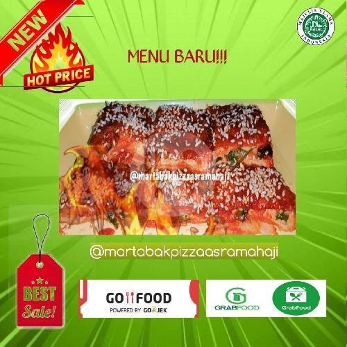 Samyang Telor 6 menu Martabak Pizza Asrama Haji, Pinang Ranti