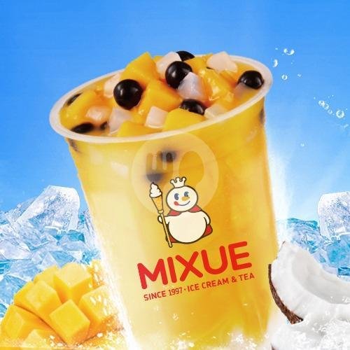 Creamy Mango Boba menu Mixue, Otista Jakarta