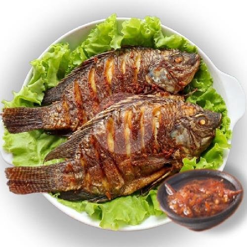 ikan nila bakar menu Sop Iga Jontor, Balonggede