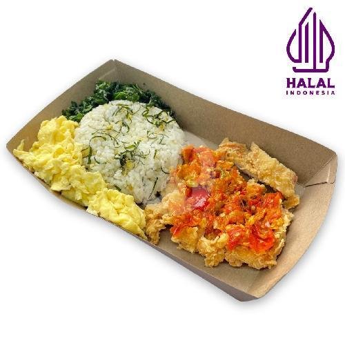 Paket Nasi Daun Jeruk Ayam Katsu menu Waroeng Ayam Jawara, Perintis Kemerdekaan