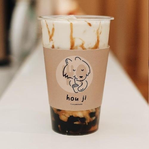 Hokkaido Chizu Brown Boba menu Hou Ji Tea (Houji), Rajawali