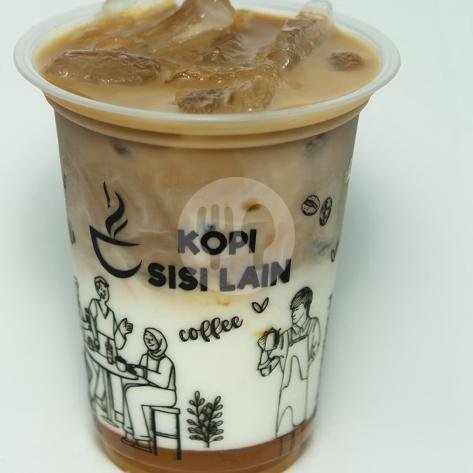 Es Kopi Susu Butterscotch Regular menu Kopi Sisi Lain, Sudimoro