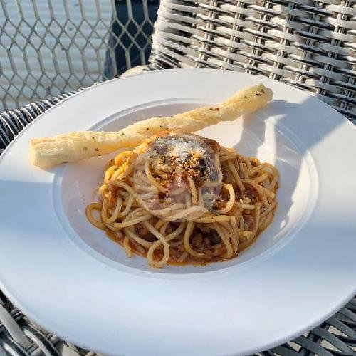 Spaghetti Salted Egg menu Remory X Warung Italy Gresik, Jalan Kalimantan No. 89, GKB