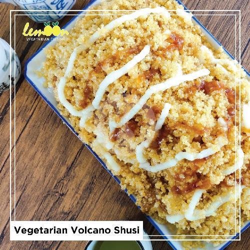 Volcano Sushi menu Lemoon Vegetarian Cuisine, Darmo Permai