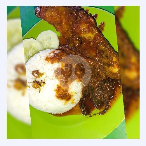Nasi Bebek Srundeng Pedas menu Nasi Bebek Ibu Juriyah, Bekasi Barat