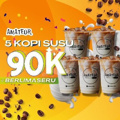 BerLima Pasti Seru menu Kopi Susu Amateur, Antapani Tengah